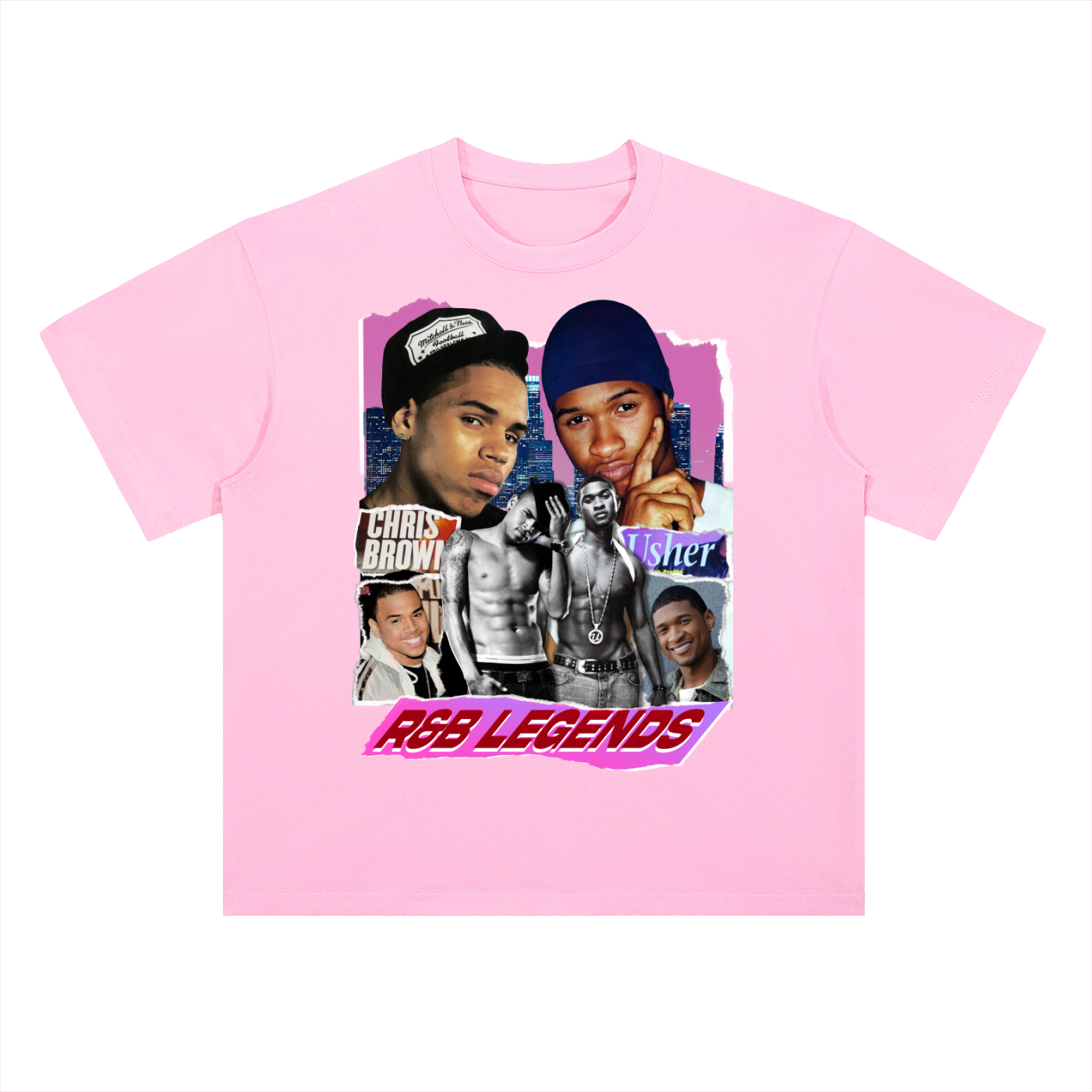 Y2K CHRIS BROWN & USHER S/S T-SHIRT
