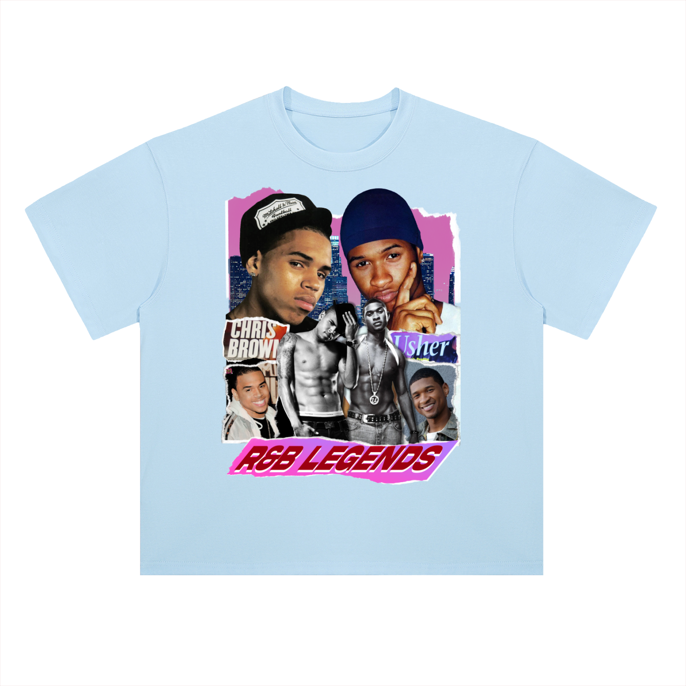 Y2K CHRIS BROWN & USHER S/S T-SHIRT