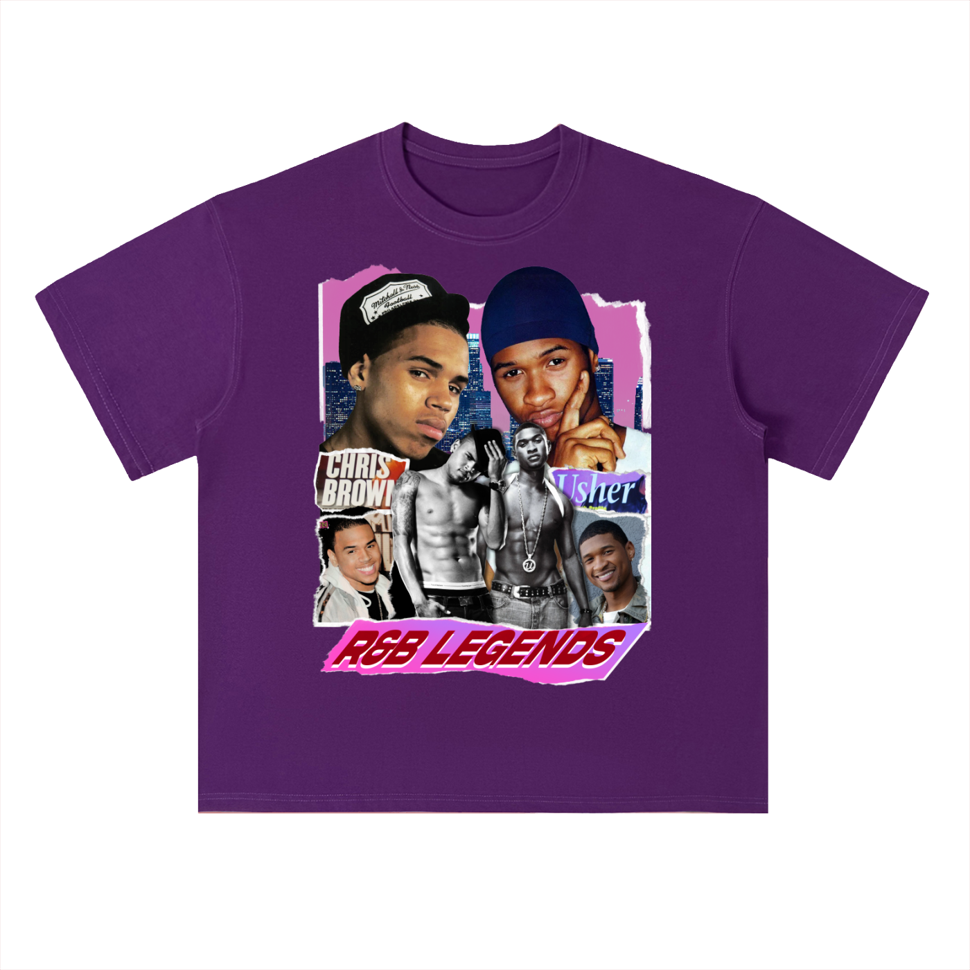 Y2K CHRIS BROWN & USHER S/S T-SHIRT