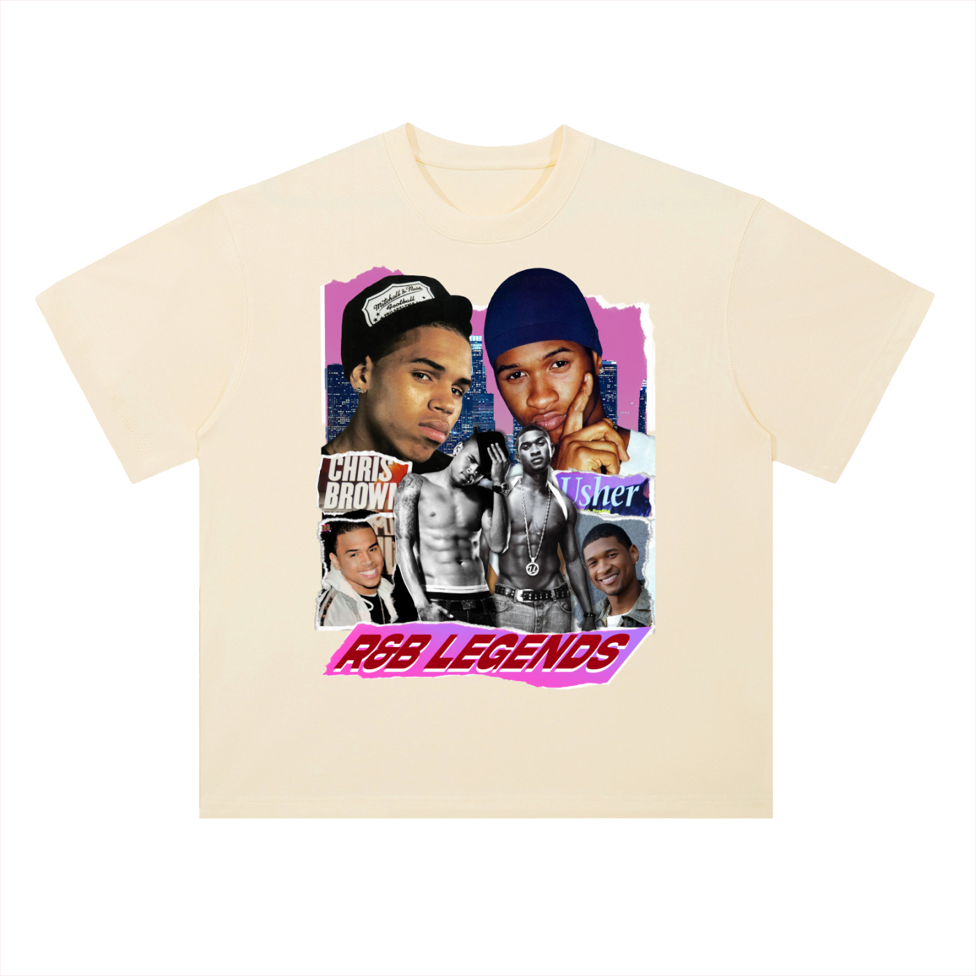 Y2K CHRIS BROWN & USHER S/S T-SHIRT